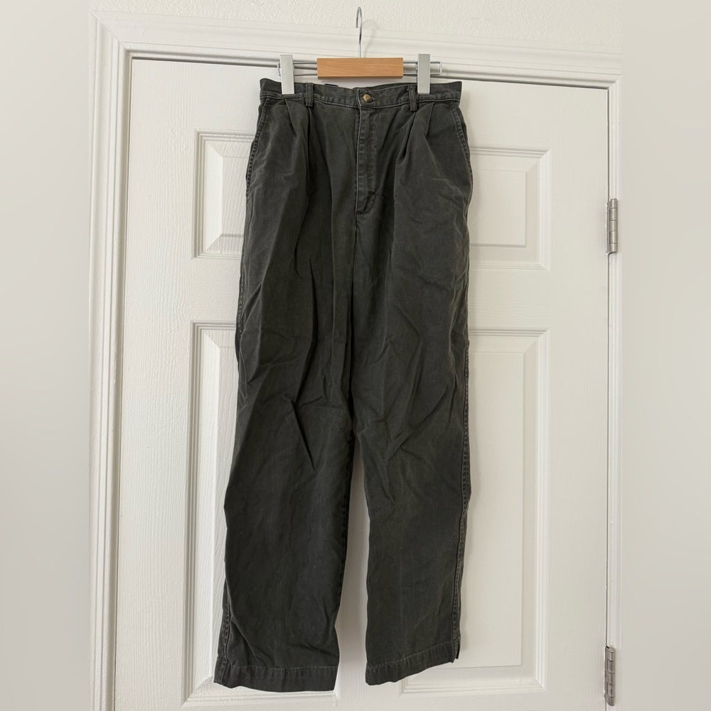 Vintage Lands End Cotton Pants